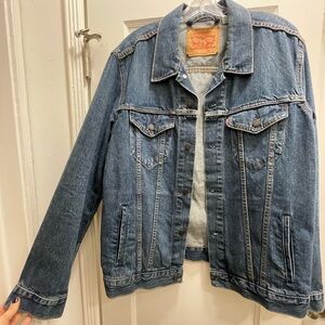 Levi's Blue Denim Jacket with Button Details